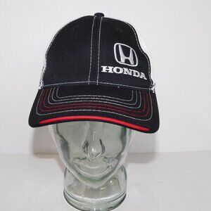 HONDA RPM X1000 Full Fit OS Adjustable Hat Cap Black White unisex